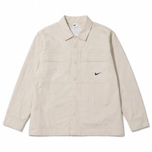 Nike Shirt Jacket 2XL Sail Snap Front Utility Overshirt